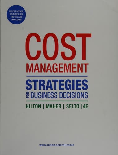 Tapa de Cost management