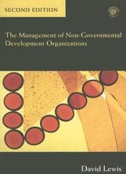 Tapa de The Management of Non-Governmental Development Organization