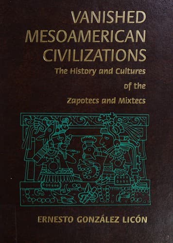 Tapa de Vanished Mesoamerican civilizations