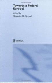 Tapa de Towards a federal Europe?