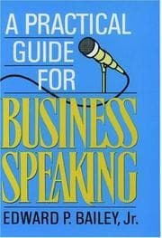Tapa de A practical guide for business speaking