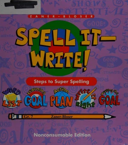 Tapa de Spell it-Write My First Spelling Guide