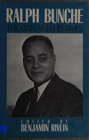 Tapa de Ralph Bunche, the man and his times