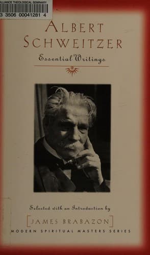Tapa de Albert Schweitzer