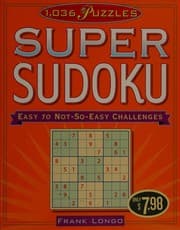 Tapa de 1,036 puzzels super sudoku