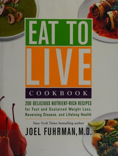 Tapa de Eat to live cookbook