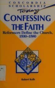 Tapa de Confessing the faith