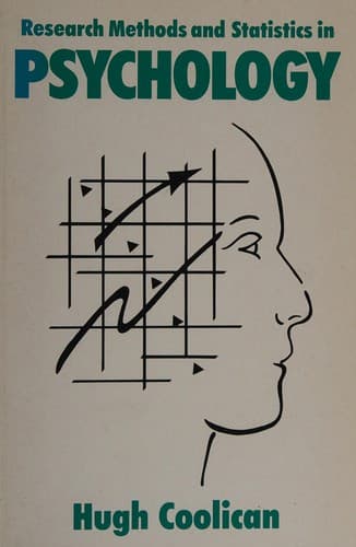 Tapa de Research Methods and Statistics in Psychology