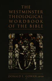 Tapa de The Westminster theological wordbook of the Bible