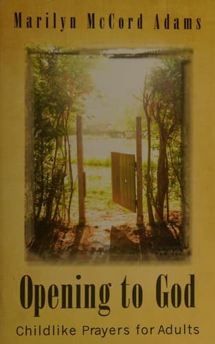 Tapa de Opening to God