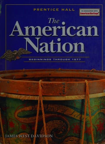 Tapa de Prentice Hall the American nation