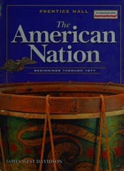 Tapa de Prentice Hall the American nation