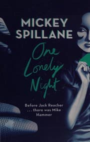 Tapa de One lonely night