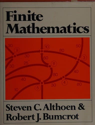 Tapa de Finite mathematics