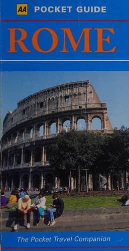 Tapa de AA pocket guide, Rome