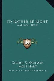 Tapa de I'd Rather Be Right