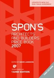 Tapa de Spon Architects and Builder Priice Book 2007