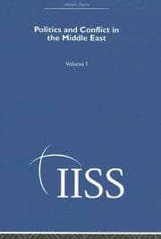Tapa de Politics and Conflict in the Middle East: Volume 1