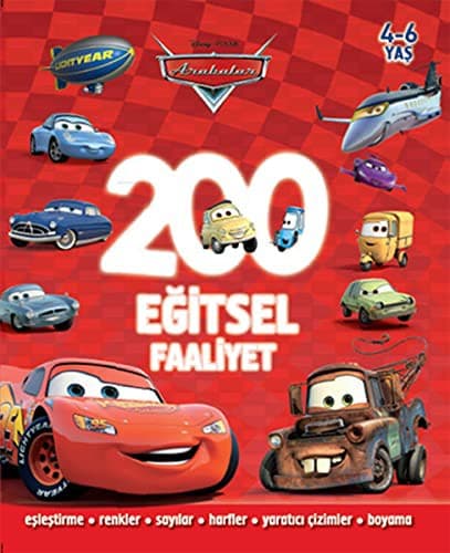 Tapa de Disney Arabalar 200 Egitsel Faaliyet