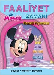 Tapa de Faaliyet Zamani - Minnie Renkli Fiyonklar
