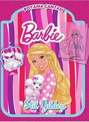 Tapa de Barbie Stil Yildizi Boyama Cantasi