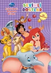 Tapa de Disney Sevimli Dostlar Cikartmali Boyama Kitabi