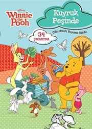 Tapa de Winnie the Pooh Kuyruk Pesinde Cikartmali Boyama Kitabi