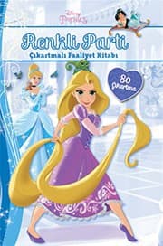 Tapa de Disney Prenses Renkli Parti Cikartmali Faaliyet Kitabi