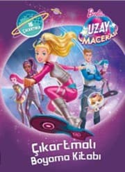 Tapa de Barbie Uzay Macerasi - Çikartmali Boyama