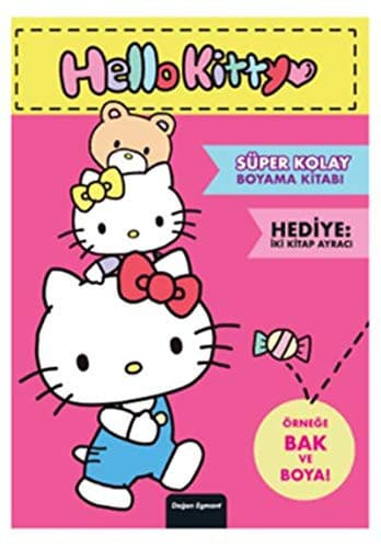 Tapa de Hello Kitty Süper Kolay Boyama Kitabi