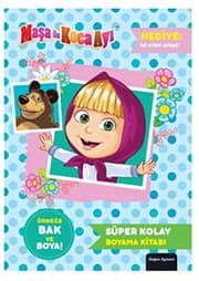 Tapa de Masa ile Koca Ayi Süper Kolay Boyama Kitabi