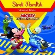 Tapa de Mickey ve Çılgın Yarışçılar - Simli Parıltılı Boyama Kitabı