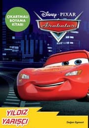 Tapa de Disney Pixar Arabalar Yildiz Yarisçi Çikartmali Boyama Kitabi