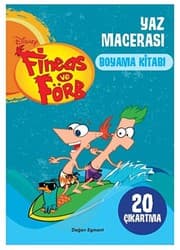 Tapa de Fineas ve Förb Yaz Macerasi Boyama Kitabi