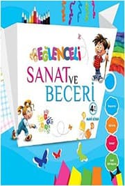 Tapa de Eglenceli Sanat ve Beceri Mavi Kitap 4 Yas