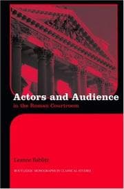 Tapa de Actors and Audience in the Roman Courtroom