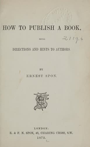 Tapa de How to publish a book