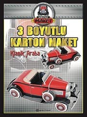 Tapa de Klasik Araba - 3 Boyutlu Karton Maket
