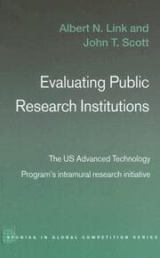 Tapa de Evaluating public research institutions
