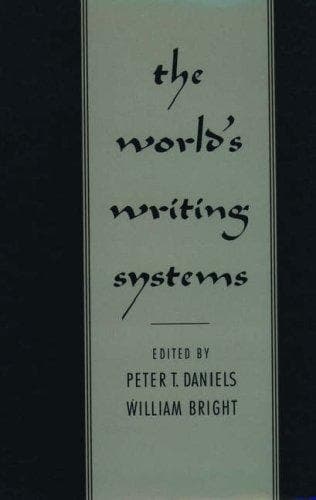 Tapa de The world's writing systems