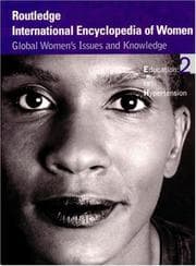 Tapa de Routledge International Encyclopedia of Women