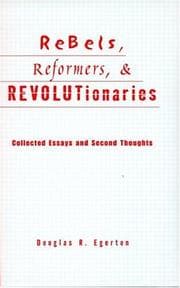Tapa de Rebels, reformers, & revolutionaries