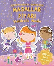 Tapa de Masallar Diyari Yaldizli Moda - Cikartmalarla Oynayalim
