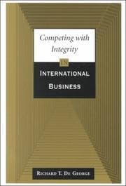 Tapa de Competing with integrity in international business