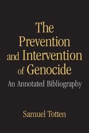 Tapa de The Prevention and Intervention of Genocide