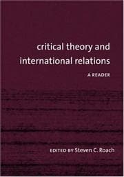 Tapa de Critical Theory and International Relations