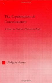 Tapa de The constitution of consciousness