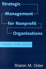 Tapa de Strategic management for nonprofit organizations