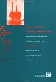 Tapa de Petroleum and marine technology information guide