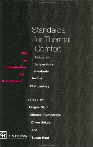 Tapa de Standards for thermal comfort